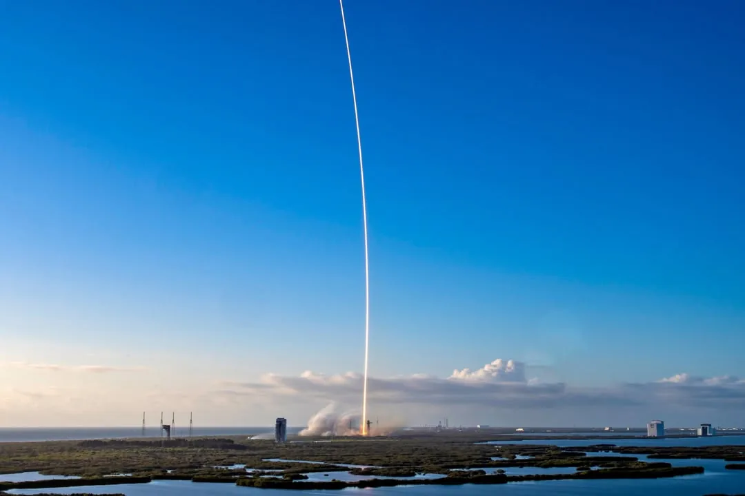 Rocket Launch Long Exposure Trail