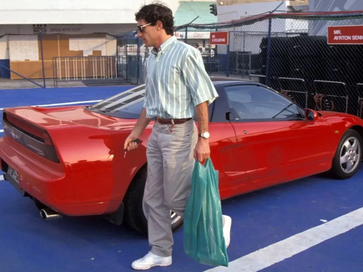 Senna with Honda NSX