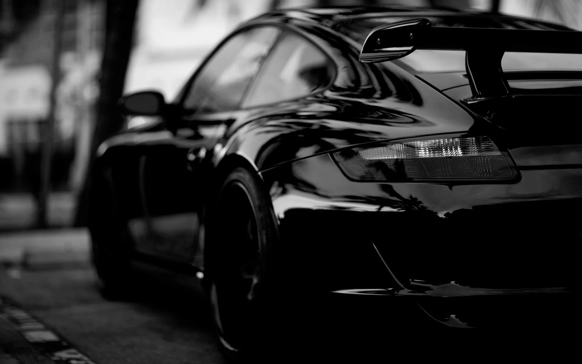 Porsche 911 GT3 — Black & White