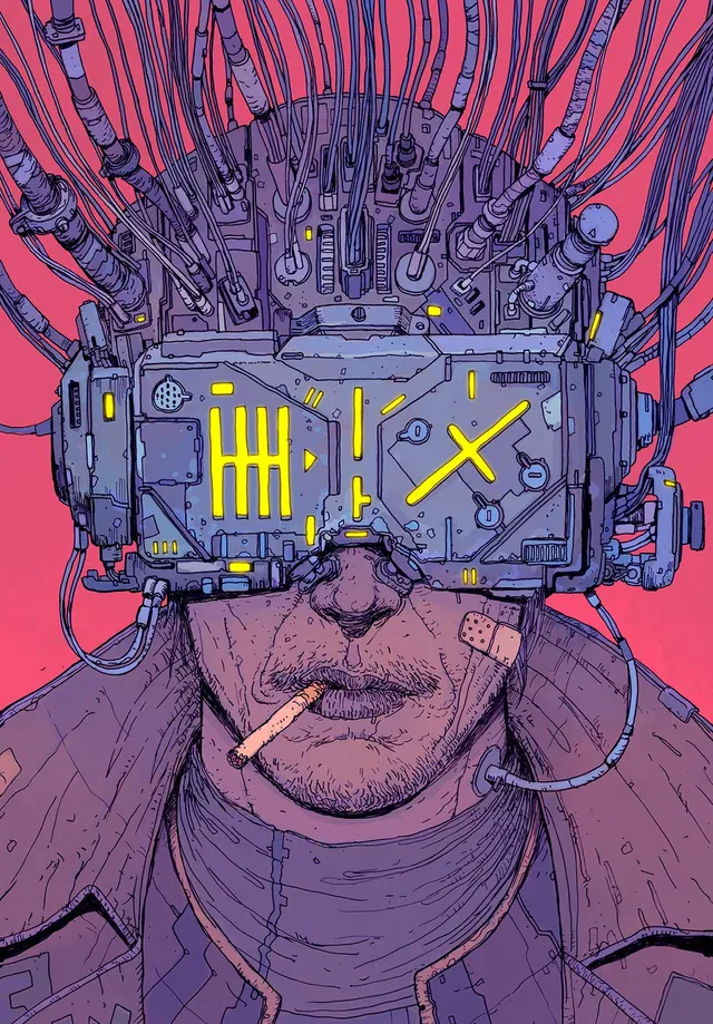 Neuromancer Cover Art — Josan Gonzalez