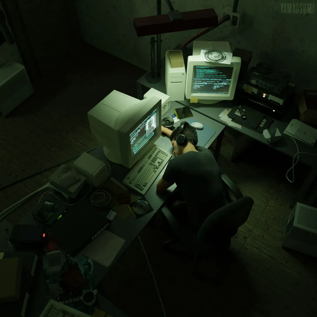 Late Night Hacker — Retro Terminal Setup