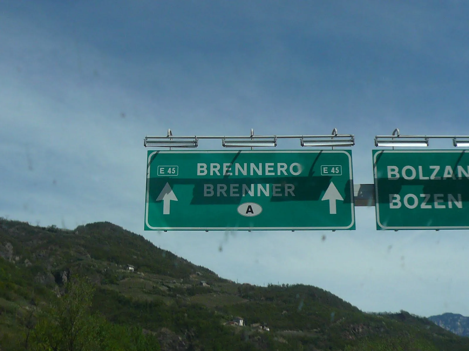 Brennero Road Sign — Italy
