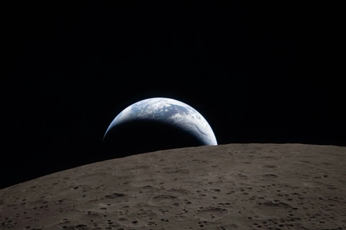Earthrise from the Moon