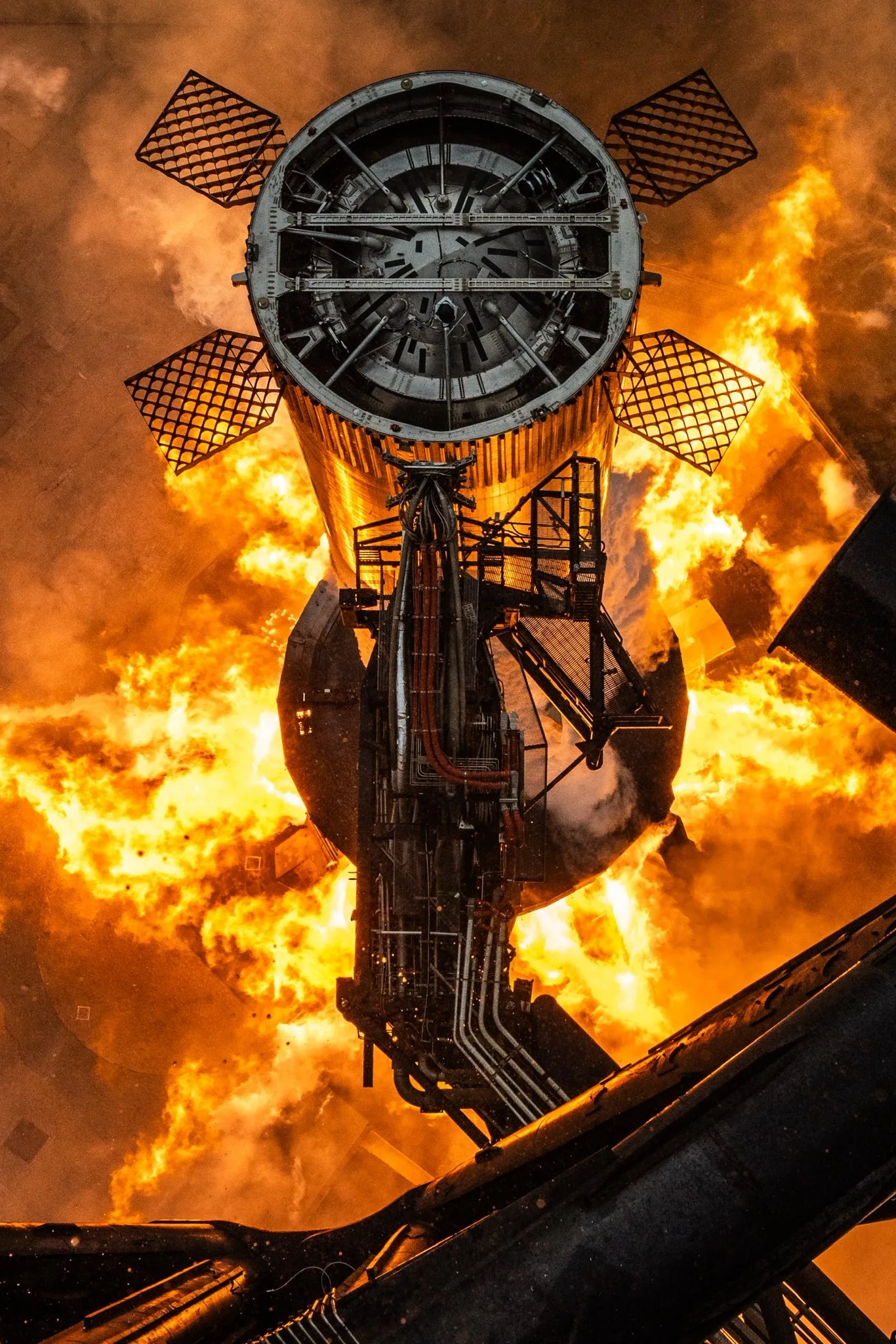 Rocket Engines Ignite Under the Tower