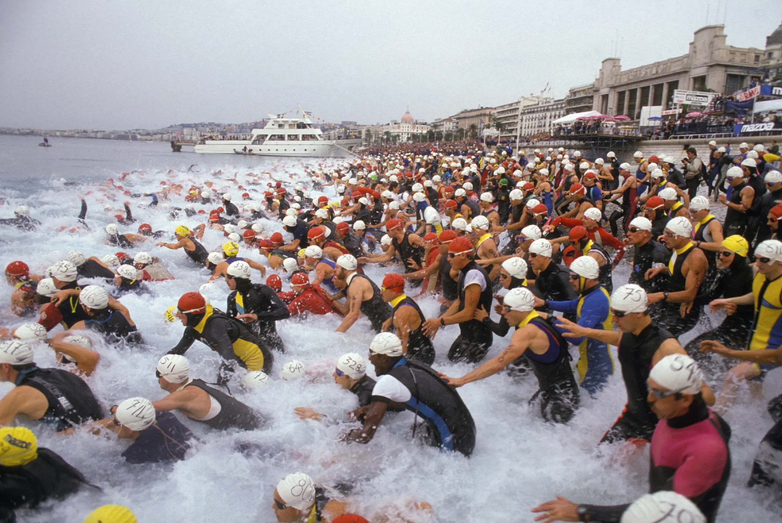 Triathlon — Mass Swim Start